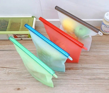 Reusable Silicone Food Storage Bag – Eco-Friendly Kitchenware