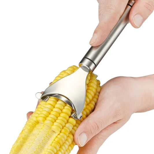 Stainless Steel Corn Peeler – Quick Corn Kernel Remover Tool