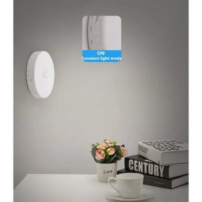 Charkee Motion Sensor LED Light for Home Improvement | Automatic Night Lamp | Battery Operated Wireless Sensor Light for Hallway, Bedroom, Stairs, Kitchen & Bathroom