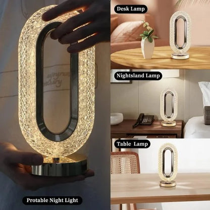 Touch Control Rechargeable Table Lamp for Bedroom, Living Room & Home Improvement