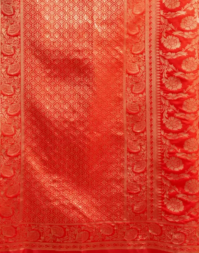 Soft Lichi Silk Saree with Rich Zari Banarasi Border