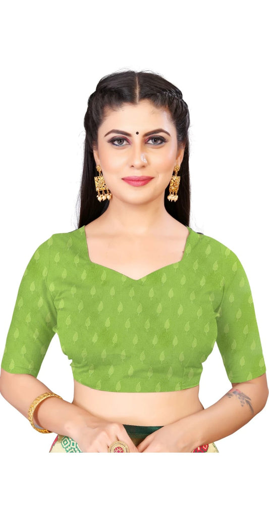Soft Lichi Silk Saree – Navy Green Zari