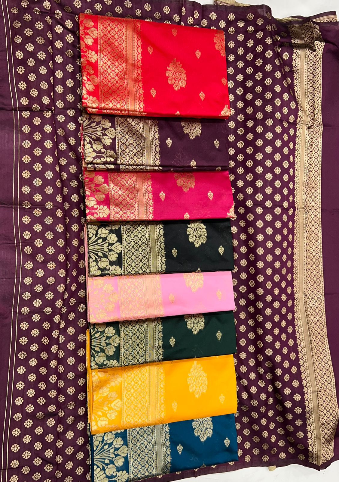 Soft Lichi Classic Red Banarasi Zari Work Saree