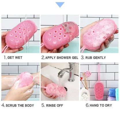 Silicone Bath Brush – Body Scrubber Brush (Personal Care & Skin Care)