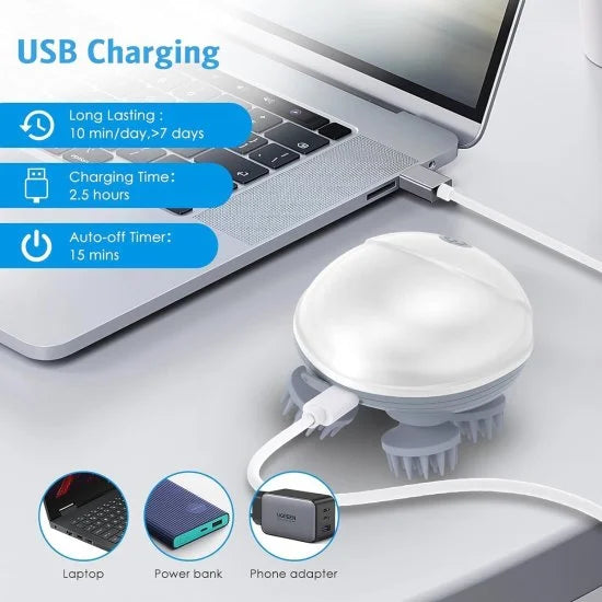 Smart Scalp Massager – Relaxing Head & Hair Care Device