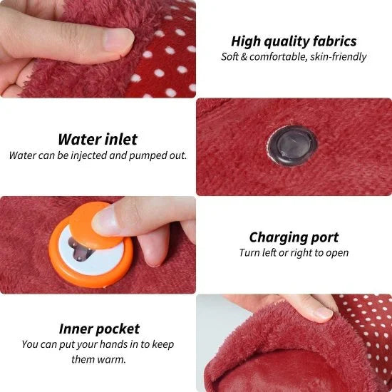 Electric Velvet Heating Bag – Instant Pain Relief & Comfort