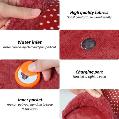Electric Velvet Heating Bag – Instant Pain Relief & Comfort
