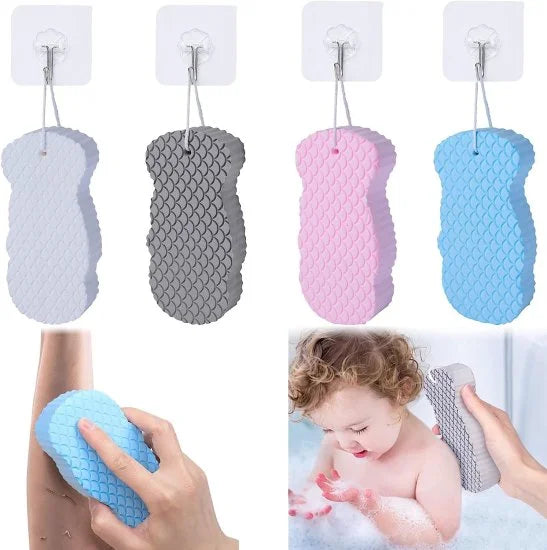 🍼 Baby Bath Sponge – Gentle & Painless Cleaning for Delicate Skin