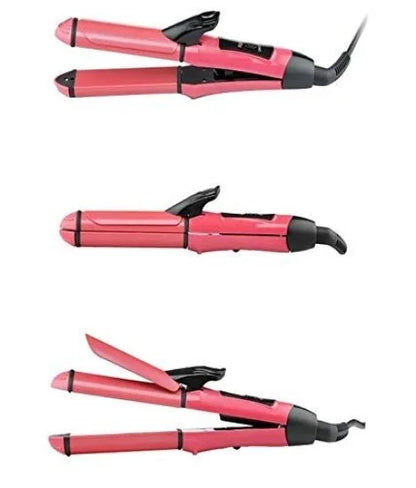 2-in-1 Nova Hair Straightener & Curler – Professional Hair Styling Tool
