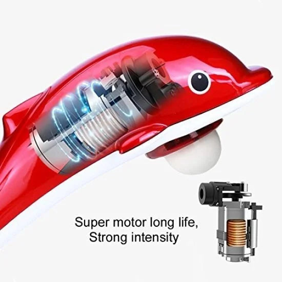 Electric Dolphin Handheld Massager – Full Body Pain Relief Device