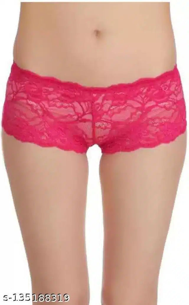 Net Briefs for Women (Pink, 8XL)