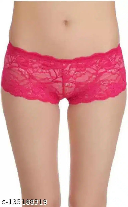Net Briefs for Women (Pink, 8XL)