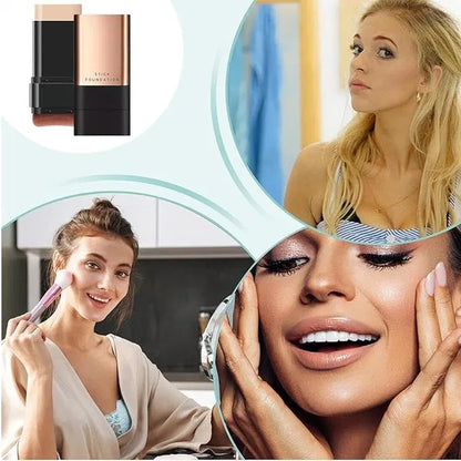 Korean 2 in 1 Glass Skin Foundation StickKorean 2 in 1 Glass Skin Foundation Stick | Concealer + Foundation