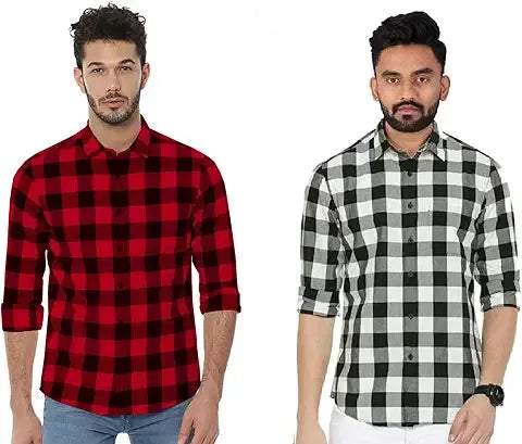 Men’s Stylish Combo Shirts – Casual & Formal Wear (Pack of 2/3/4)