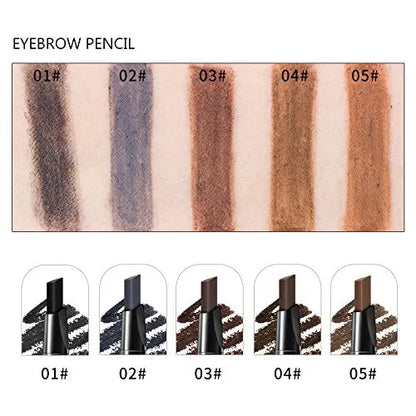 In 1 Eye Brows Set For Women | Waterproof Brow Pencil + Powder + Brush | Black & Brown Eyebrow Kit Makeup