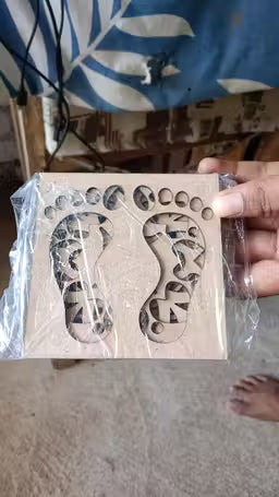 8-Piece Rangoli Stencil Set | Intricate Reusable MDF Designs for Diwali Decoration