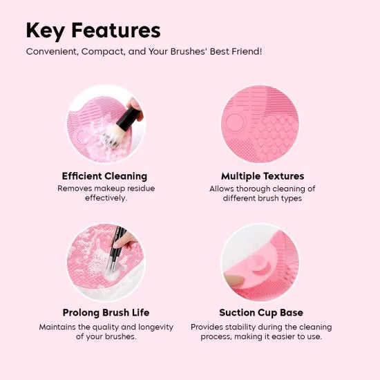 Makeup Brush Cleaner Pad (Silicone)