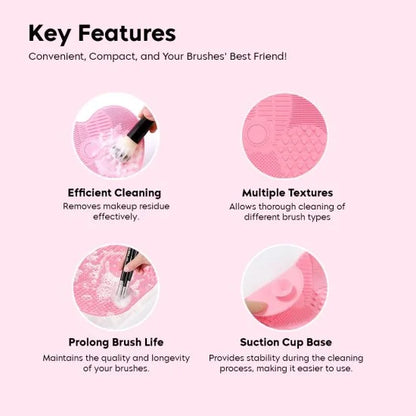 Makeup Brush Cleaner Pad (Silicone)