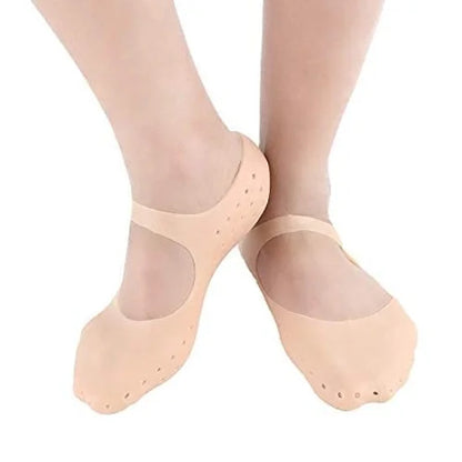 🧦 Silicon Strip Socks – Comfort & Heel Protection (1 Pair)“Best Value”