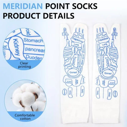 🧦 Acupressure Reflexology Socks – Personal Care (1Paire)