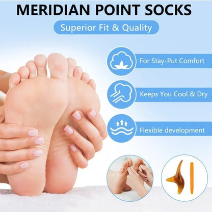 🧦 Acupressure Reflexology Socks – Personal Care (1Paire)