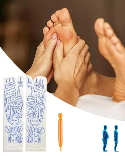 🧦 Acupressure Reflexology Socks – Personal Care (1Paire)
