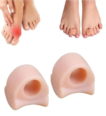 👣 Silicone Gel Toe Separator Ring (1 Pair) – Pain Relief & Foot Care