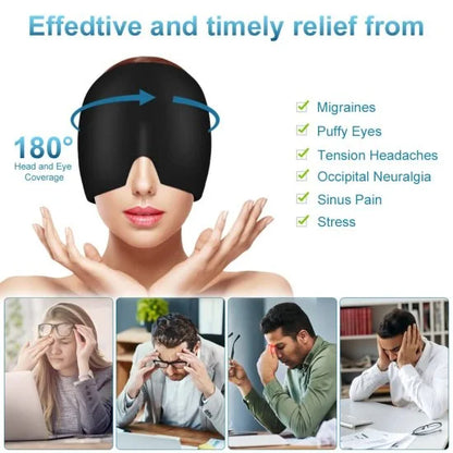 🧊 Migraine Relief Cap – Instant Cooling & Pain Relief