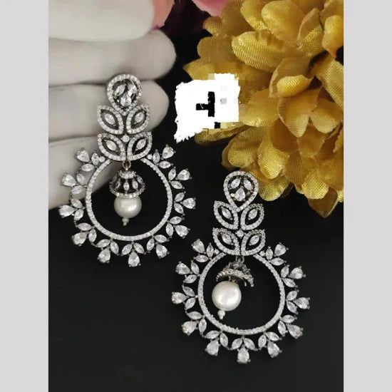 Manisha Jewellery Premimum American Diamonds Dangler Earrings Elegant Shine For Every Occasion