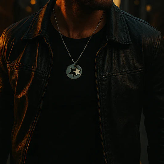 Urthn Star Chain Pendant For Men