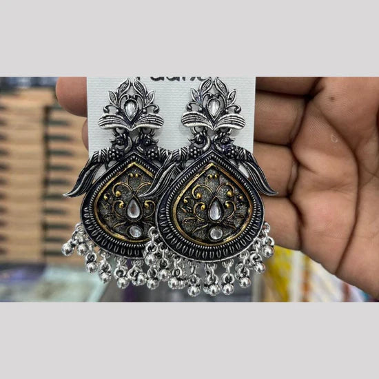 Manisha Jewellery 2 Tone Finish Dangler Earrings Perfect For Every Look