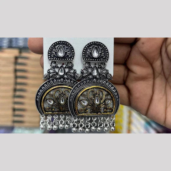 Manisha Jewellery 2 Tone Finish Dangler Earrings Perfect For Every Look