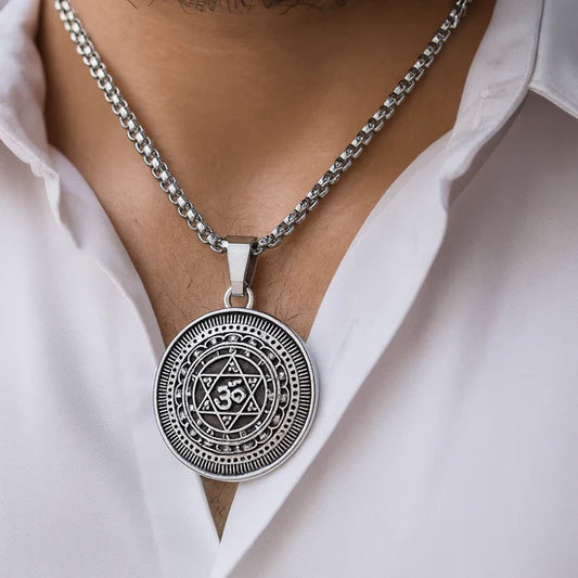 Urthn Sudarshan chakra Yantram Chain Pendant