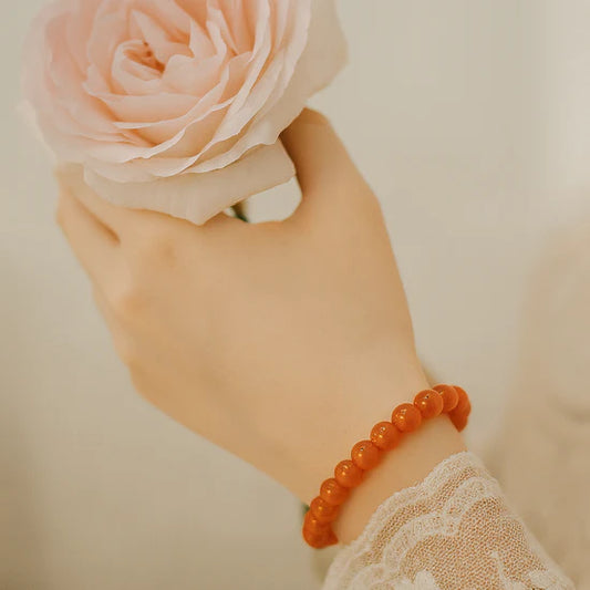 Urthn Carnelian Beads Bracelet