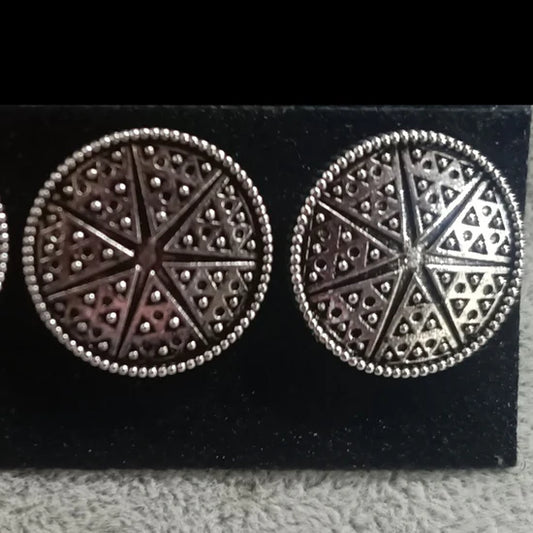 Darshana Jewels oxidised Plated Stud Earrings