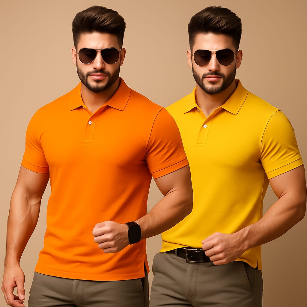 Mark Polo Premium Bright Combo – Orange & Yellow Edition