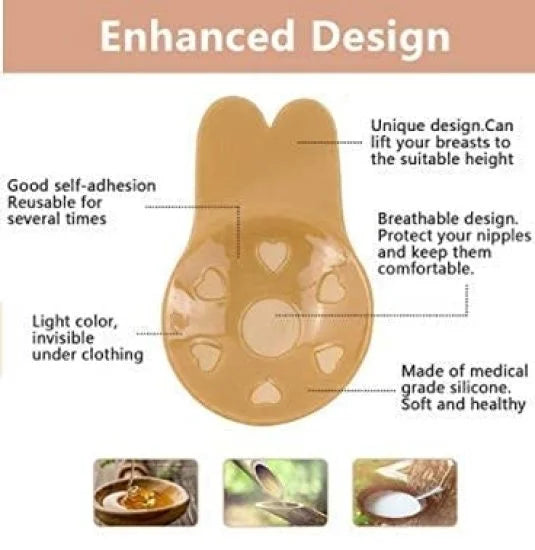 Women’s Silicone Lift Up Bra – Invisible Stick-On Push Up Support