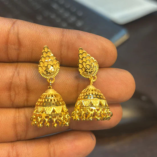 Pari Art Jewellery Forming Jhumki Earrings