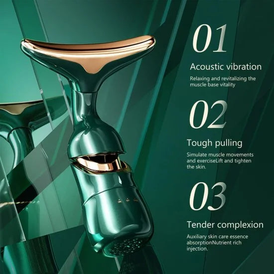 3 in 1 Anti-Wrinkles Face, Neck & Eyes Massager – Personal Care Skincare Device