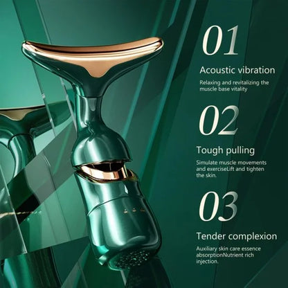 3 in 1 Anti-Wrinkles Face, Neck & Eyes Massager – Personal Care Skincare Device