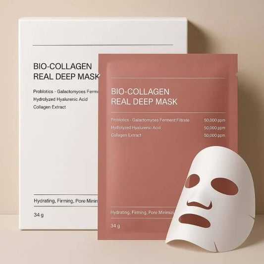 Bio Collagen Face Mask – 4 Pcs Hydrating & Anti-Aging Skin Care Pack