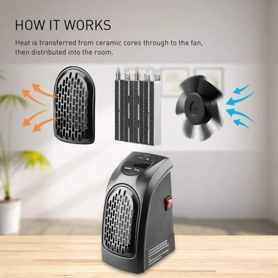 Handy Heater 400W – Portable & Energy-Efficient Personal Care Heater