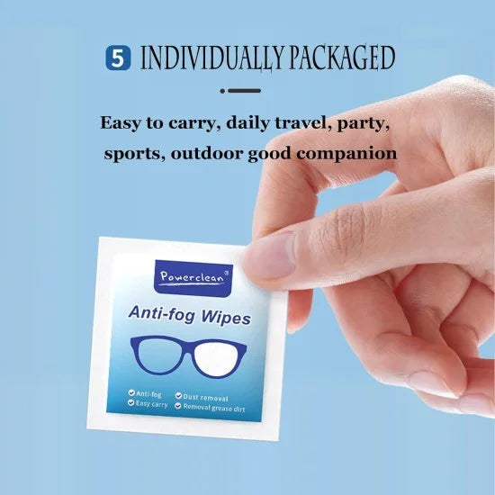 Anti-Fog Wipes – 100 Pcs | Personal Care & Clear Vision Solution