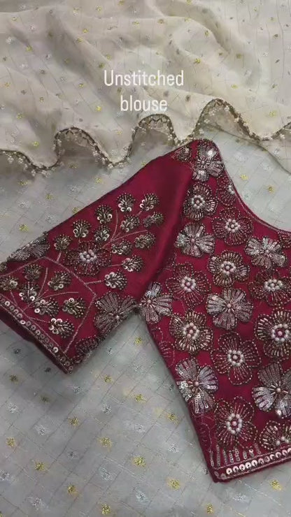 Afsana Crunchy Georgette Saree