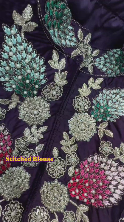 Nivea Designer Embroidery Saree