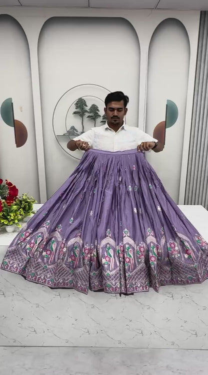 Chinon Embroidered Lehenga Choli
