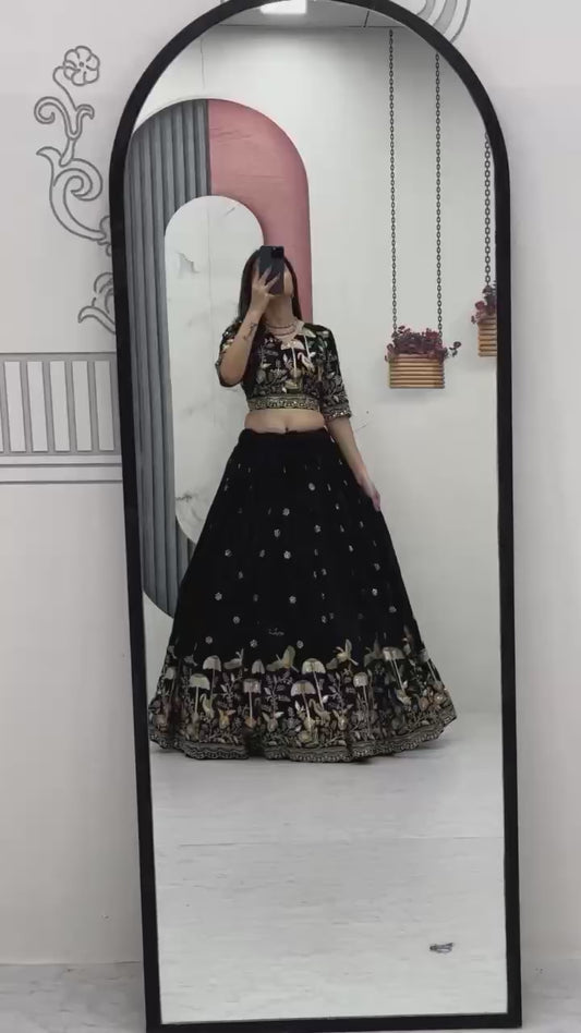 Festival Embroidery Silk Lehenga Choli