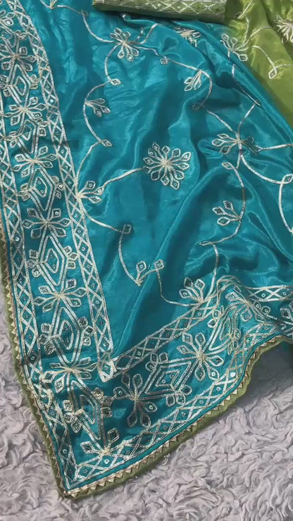 New Latest Arrivals – Premium Chinon Pedding Saree Collection