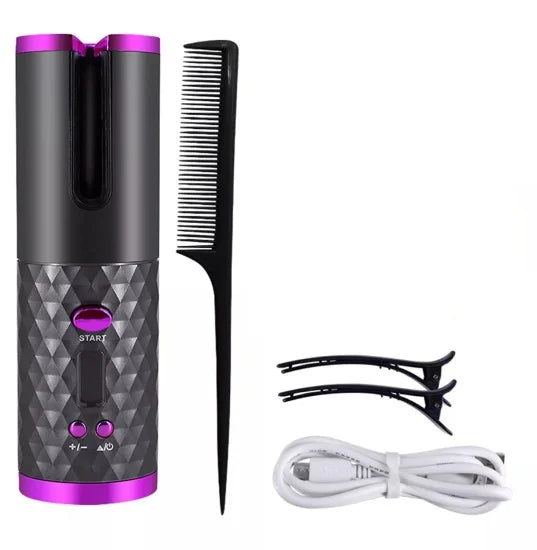 Hair Curler Adjustable Temperature – USB Rechargeable Beauty Tool