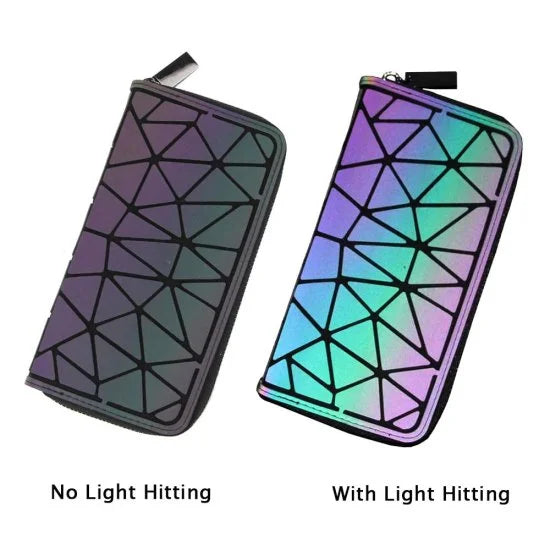 Reflective Purse Wallet – Travel & Everyday Use